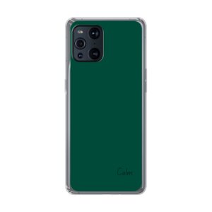 Calm Phone Case For Oppo Find X3 Soft case - Transparent