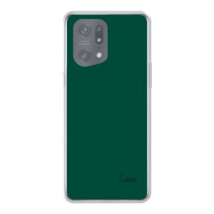 Calm Phone Case For Oppo Find X5 Pro Soft case - Transparent