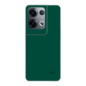 Oppo Reno8 Pro Phone Case With Calm Image Using Soft case - Transparent