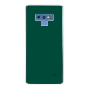 Phone Case With Calm Design Made For Samsung Galaxy Note 9 Soft case - Transparent