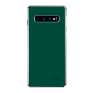 Samsung Galaxy S10 Soft case - Transparent With Calm Design