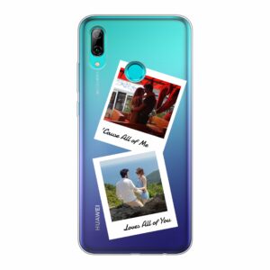 Double Polaroid Phone Case For Huawei P Smart (2019) Soft case - Transparent