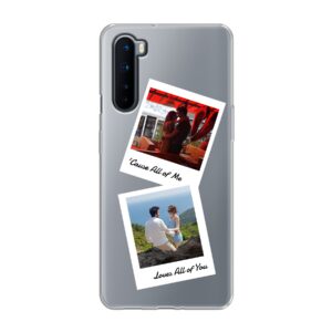 Soft case - Transparent For OnePlus Nord With Double Polaroid Design