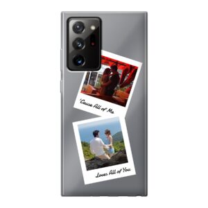 Soft case - Transparent For Samsung Galaxy Note 20 Ultra With Double Polaroid Design