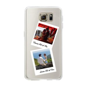 Double Polaroid Designed Soft case - Transparent Phone Case For Samsung Galaxy S6