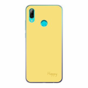 Huawei P Smart (2019) Phone Case With Happy Image Using Soft case - Transparent