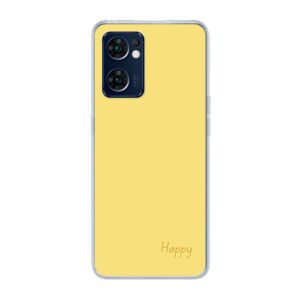 Happy Phone Case For Oppo Find X5 Lite Soft case - Transparent