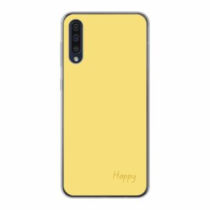 Happy Phone Case For Samsung Galaxy A50 Soft case - Transparent