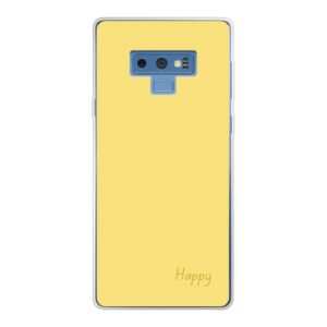 Soft case - Transparent For Samsung Galaxy Note 9 With Happy Design