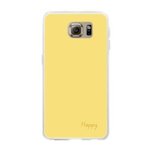 Samsung Galaxy S6 Soft case - Transparent With Happy Design