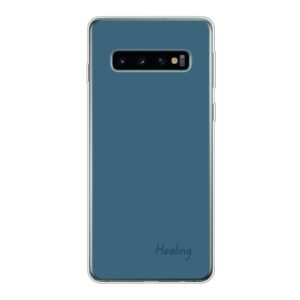 Samsung Galaxy S10 Soft case - Transparent With Healing Design