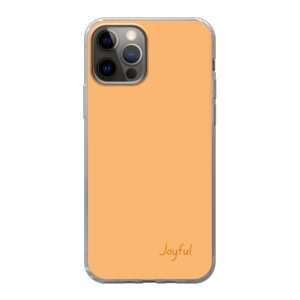 Soft case - Transparent For Apple iPhone 12 With Joyful Design