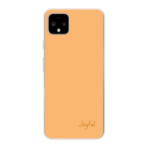 Phone Case With Joyful Design Made For Google Pixel 4 XL Soft case - Transparent