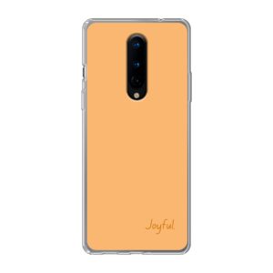 Joyful Phone Case For OnePlus 8 5G Soft case - Transparent