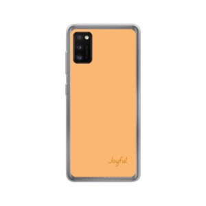 Samsung Galaxy A41 Soft case - Transparent With Joyful Design