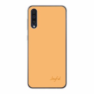 Soft case - Transparent For Samsung Galaxy A50 With Joyful Design