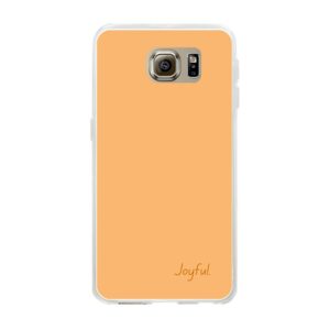 Samsung Galaxy S6 Phone Case With Joyful Image Using Soft case - Transparent