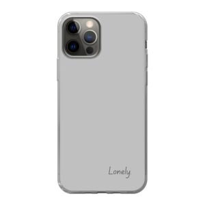 Lonely Designed Soft case - Transparent Phone Case For Apple iPhone 12