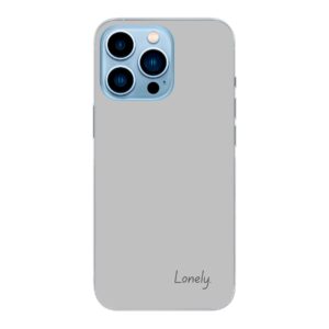 Lonely Phone Case For Apple iPhone 13 Pro Max Soft case - Transparent