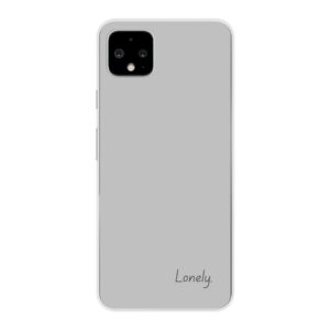 Lonely Phone Case For Google Pixel 4 XL Soft case - Transparent