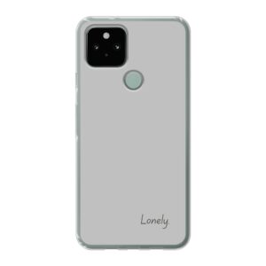 Lonely Designed Soft case - Transparent Phone Case For Google Pixel 5