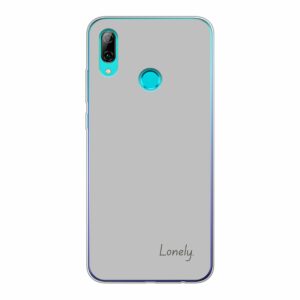 Huawei P Smart (2019) Soft case - Transparent With Lonely Design