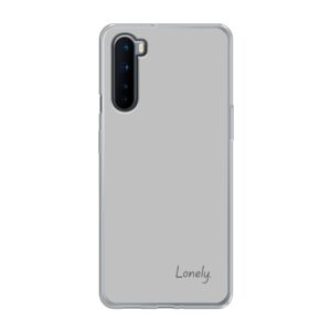 Lonely Phone Case For OnePlus Nord Soft case - Transparent