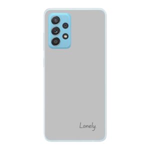 Soft case - Transparent For Samsung Galaxy A73 5G With Lonely Design