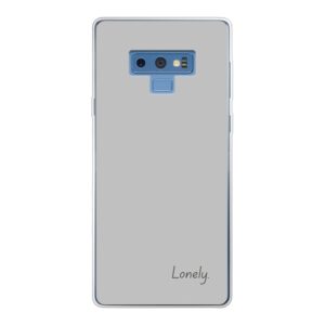 Soft case - Transparent For Samsung Galaxy Note 9 With Lonely Design