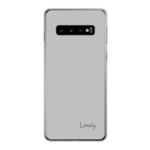 Lonely Phone Case For Samsung Galaxy S10 Soft case - Transparent