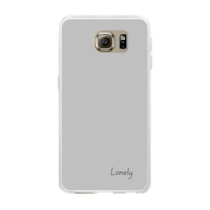 Samsung Galaxy S6 Phone Case With Lonely Image Using Soft case - Transparent