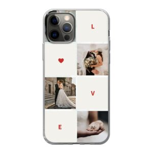 Love Collage Designed Soft case - Transparent Phone Case For Apple iPhone 12