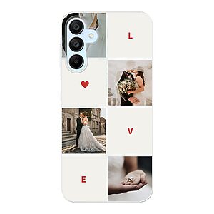 Love Collage Designed Soft case - Transparent Phone Case For Samsung Galaxy A15