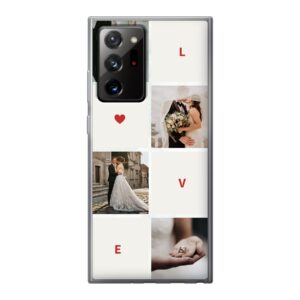 Love Collage Phone Case For Samsung Galaxy Note 20 Ultra Soft case - Transparent