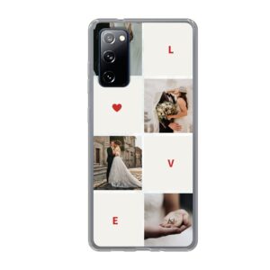 Soft case - Transparent For Samsung Galaxy S20 FE 5G With Love Collage Design