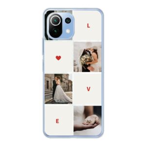 Love Collage Designed Soft case - Transparent Phone Case For Xiaomi 11 Lite 5G NE