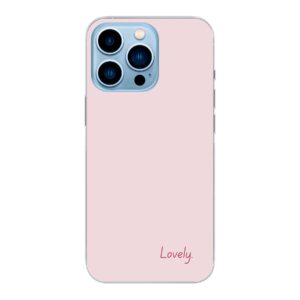 Apple iPhone 13 Pro Max Phone Case With Lovely Image Using Soft case - Transparent