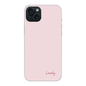 Soft case - Transparent For Apple iPhone 15 Plus With Lovely Design