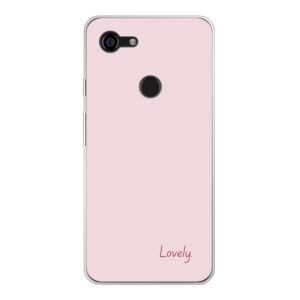 Phone Case With Lovely Design Made For Google Pixel 3 XL Soft case - Transparent