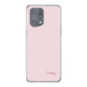 Lovely Designed Soft case - Transparent Phone Case For Oppo Find X5 Pro