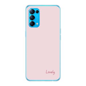 Oppo Reno5 5G Soft case - Transparent With Lovely Design