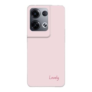 Phone Case With Lovely Design Made For Oppo Reno8 Pro Soft case - Transparent