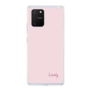 Samsung Galaxy S10 Lite Phone Case With Lovely Image Using Soft case - Transparent