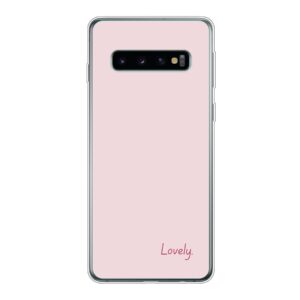 Soft case - Transparent For Samsung Galaxy S10 With Lovely Design