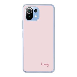 Xiaomi 11 Lite 5G NE Phone Case With Lovely Image Using Soft case - Transparent