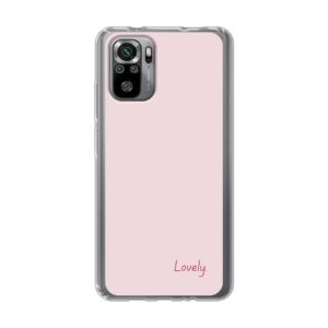 Phone Case With Lovely Design Made For Xiaomi Redmi Note 10S Soft case - Transparent