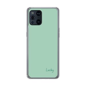 Soft case - Transparent For Oppo Find X3 With Lucky Design