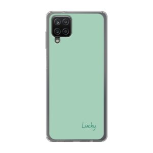 Samsung Galaxy A12 Nacho Soft case - Transparent With Lucky Design