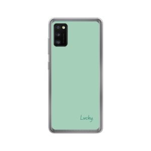 Soft case - Transparent For Samsung Galaxy A41 With Lucky Design