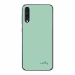 Soft case - Transparent For Samsung Galaxy A50 With Lucky Design